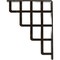 Ekena Millwork Diane Wrought Iron Bracket, (Single center brace), Antiqued Warm Silver 1 1/2"W x 7 1/2"D x 10"H BKTM01X07X10SDIAWS - alternate 7